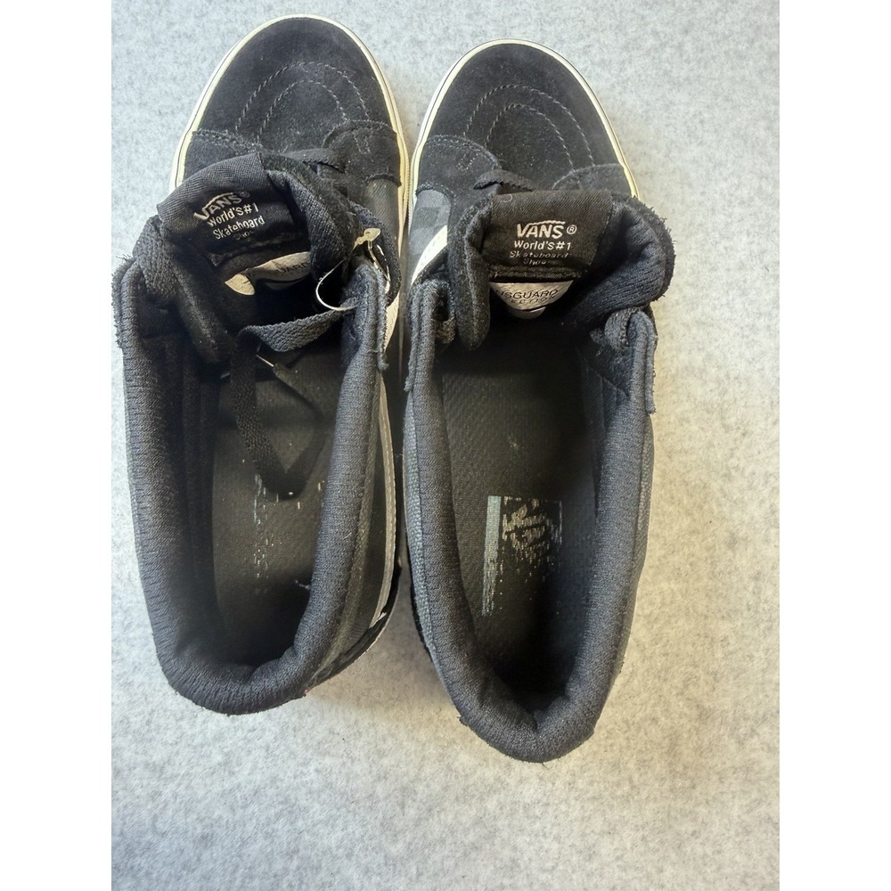 Vans Sk8-Hi Vansguard Checkerboard Black Charcoal Mens 11.5 High Top Sneakers - Picture 9 of 10